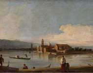 Canal Antonio Canaletto View of the Isles of San Michele San Cristoforo and Murano from the Fondamenta Nuove  - Hermitage